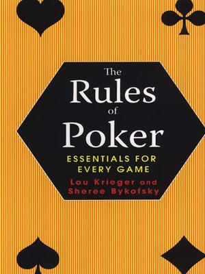 cover image of Rules of Poker